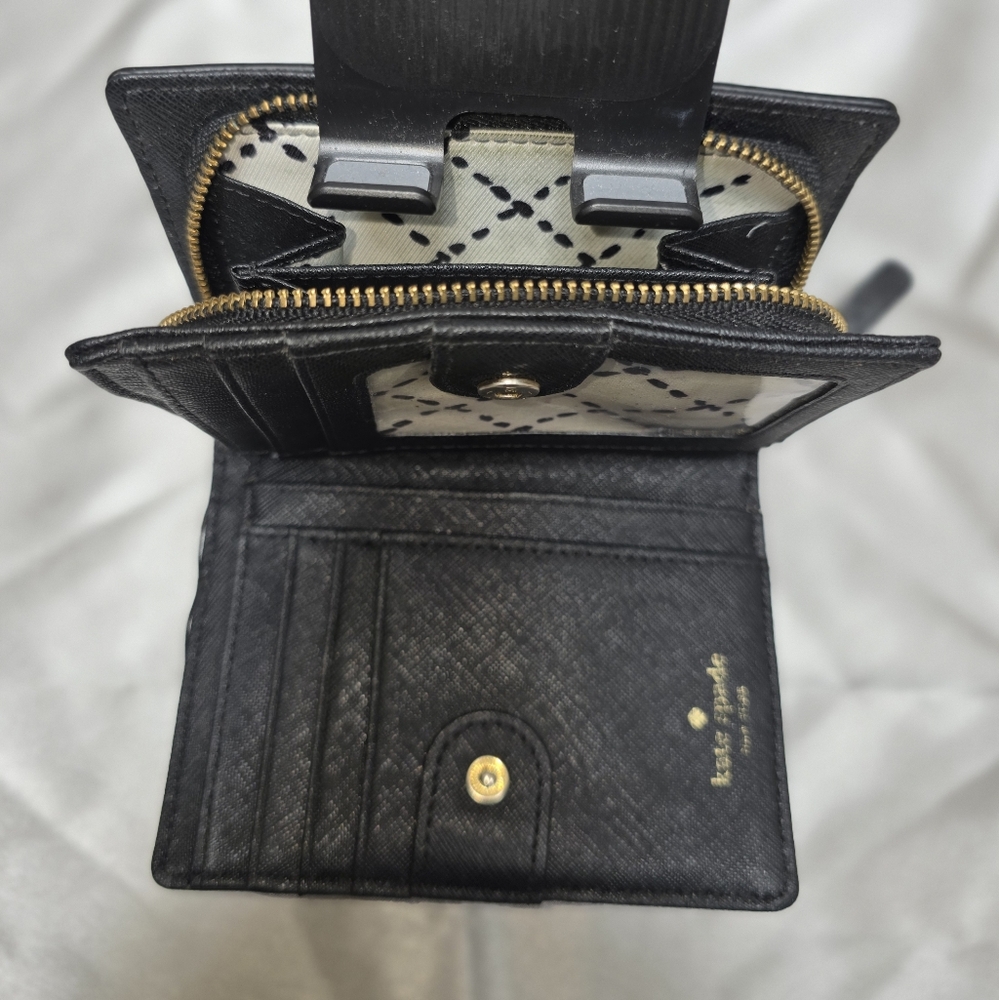 Kate Spade Black Leather Wallet